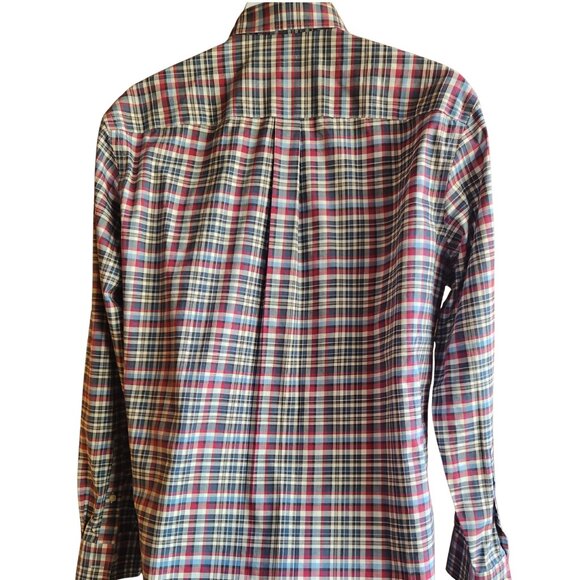 Kirkland Signature Men's Long Sleeve Plaid Button Down Shirt Size M - Picture 2 of 5